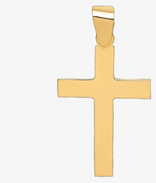 Zgold Cross Xr565 - Pieni Kultainen Rippiristi #9742260