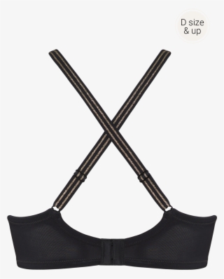 Petit Point Balcony Bra Black And Gold Dot - Cross #9742489