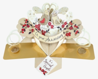 Pop Ups Card Happy Anniversary - Wedding Happy Anniversary From Mom And Dad #9742574