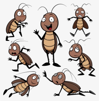 1023 X 1023 10 - Cartoon Cockroaches #9742648