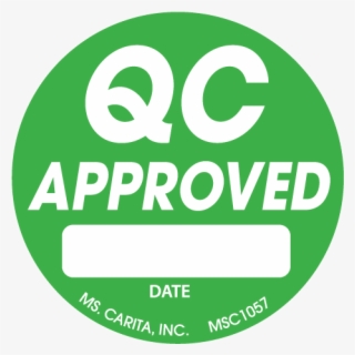 Round Qc Approved Labels - Circle #9743785