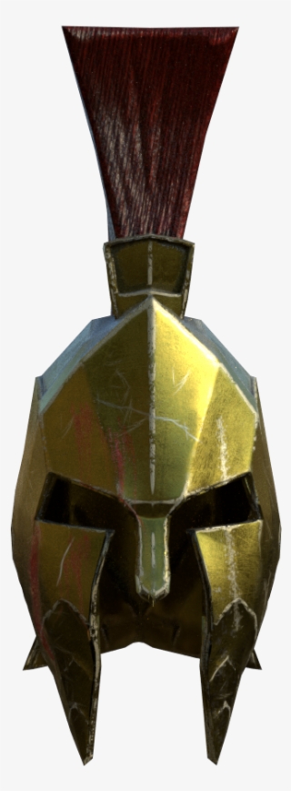 Created A Spartan Helmet For A College Assessment - Spartan Helmet Front View #9744258