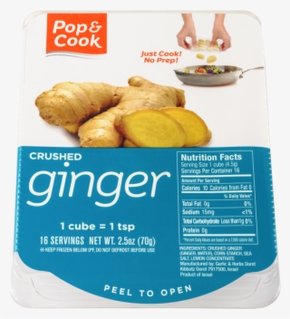 Pop & Cook's Ginger - Frozen Peeled Garlic Transparent #9744299