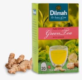 Pure Ceylon Green Tea With Ginger - Dilmah Green Tea Jasmine #9744477