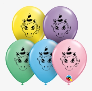 5″ Unicorn Head - Princess Balloons #9744960
