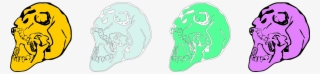 Pastel Skulls - Illustration #9745249