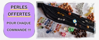Pour Chaque Commande De Dreads Synthetiques = Des Perles - Bead #9745840