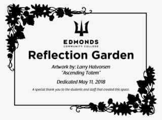 Edmond's Community College Plaque #9746029