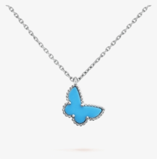 Sweet Alhambra Butterfly Pendant, Gold - Van Cleef Alhambra Diamond Pendant #9746597