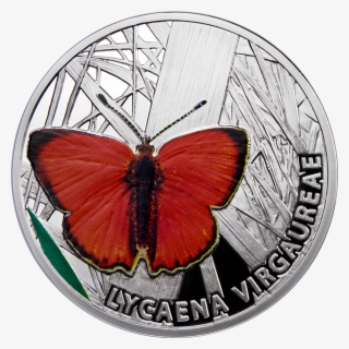 Niue 2010 1$ Scarce Copper Butterflies Proof Silver - Lycaenid #9747637