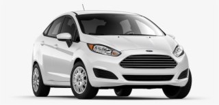 White 2019 Ford Fiesta On White - 2019 Ford Fiesta Sedan #9749230