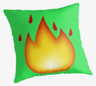 "flame Emoji" Throw Pillows Nojams Redbubble - Throw Pillow #9750171