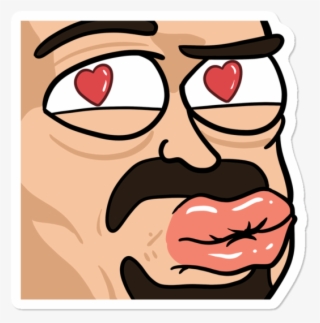 Danduck Valentines Day Special Edition Sticker Sticker #9751317