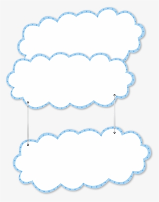 Blue Layout Wallpaper Cartoon Clouds Border Page Clipart - Portable Network Graphics #9752086