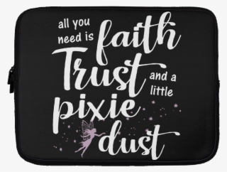 Pixie Dust Fairy Laptop Sleeve - Calligraphy #9752087 Pixie Dust Fairy Laptop Sleeve - Calligraphy #9752087