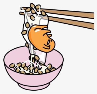 Chopsticks Transparent Gudetama - Gudetama Natto #9752122