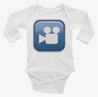 Emoji Baby Long Sleeve One Piece - Cartoon #9752857