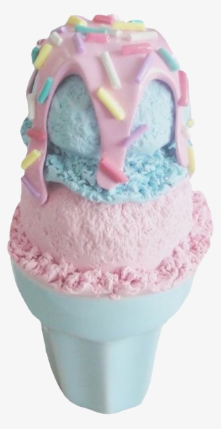Food Png, Main Street, Overlays, Mood Boards, Oc, Meme, - Pink And Blue Ice Cream #9754417