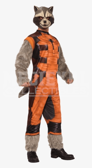 Adult Deluxe Rocket Raccoon Costume - Rocket Raccoon Costume #9755266