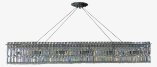 Quot Gocce Modern String Shade Crystal Rectangular - Ceiling #9755440