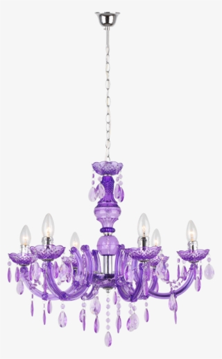 The Copy Of Images & Data Is Forbidden - Purple Chandelier Png #9755886