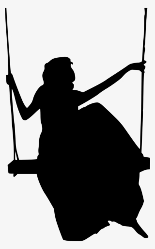 Woman Swing Silhouette #9756529