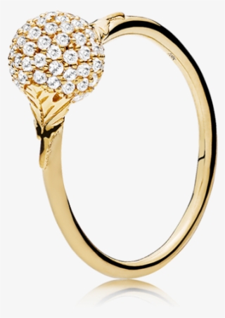 White Diamonds In 18k Yellow Gold - Pre-engagement Ring #9757024
