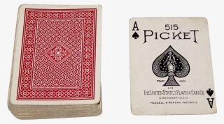 Uspc Picket Pinochle Playing - Deck Of Cards Transparent Background #9757236