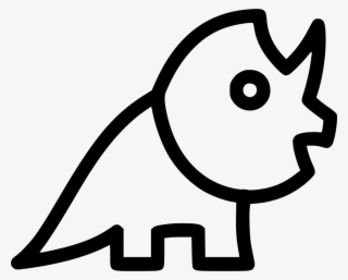 Dinosaur Svg Hand Drawn - Dinosaurio Icono Png #9757661