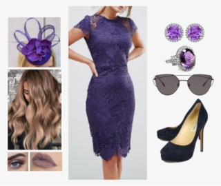 Royal Purple Via @urstyle - Cocktail Dress #9757981