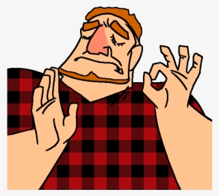 Man Facial Expression Nose Cartoon Hand Male Finger - Just Right Soviet Meme #9758045