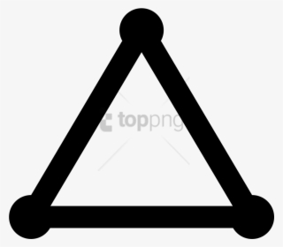 Free Png The Image Is Of A Shape That Has Three Sides - Triangulo Icon Png #9758093
