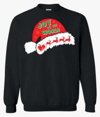 Christmas T-shirt Joy To The World Printed Crewneck - Sweater #9760037