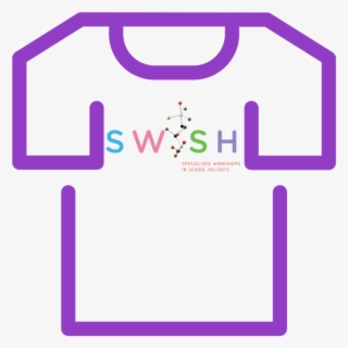 T-shirt Purple Molecule - Graphic Design #9761377