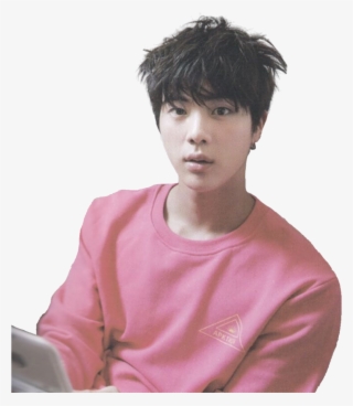 #jin #bts #kpop #cute #handsome #pink #hair #freetoedit - Jin #9761532