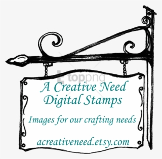 Free Png Vintage Lamp Post Png Image With Transparent - Hanging Sign Post Png #9761534