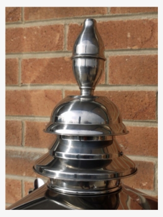 88cm Tall Stainless Steel Large Victorian Lantern Lamp - Missile #9761693