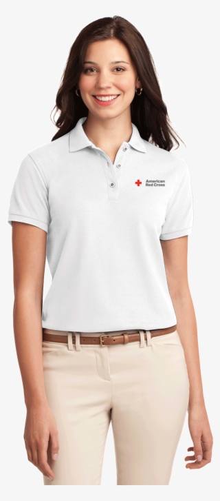 Blue Polo Shirt Women #9761799