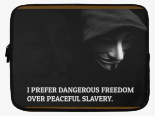 I Prefer Dangerous Freedom Over Peaceful Slavery - Laptop #9761927