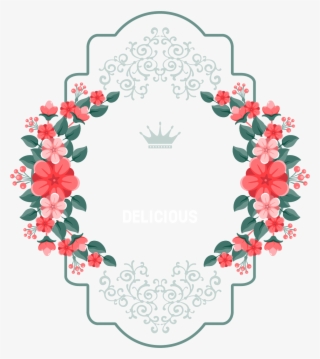 Png Flowers Elements - Floral Vector Element Png #9765137