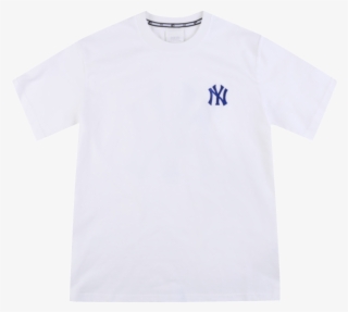 New York Yankees Popping Big Logo Short Sleeved T-shirt - Active Shirt #9765596