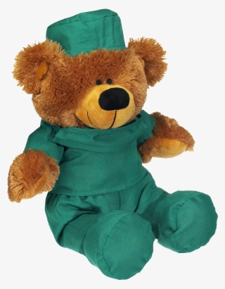 Embroider Buddy® Doctor Scrub Bear - Doctor Teddy Bear Png #9765881