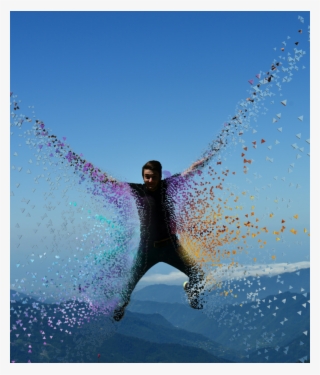 #funremix #man #jump #sky #dispersion #colors #fun #9766102