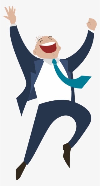 Business Entrepreneurship Startup Company The Transprent - Happy Man Vector Png #9766208