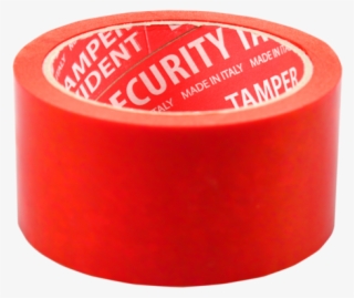Sendproof® Tape, Pet, Security, 50mm, 50m, Red - Plastic #9768099
