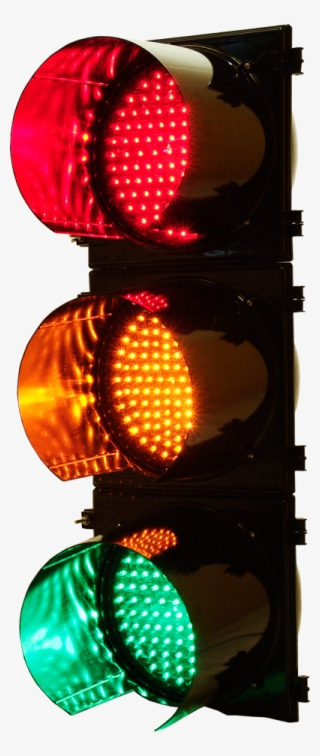 Semáforo Led Vial 30 Cm - Traffic Light #9768681