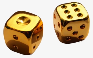 Dice Sticker - 24k Gold Dices #9769081
