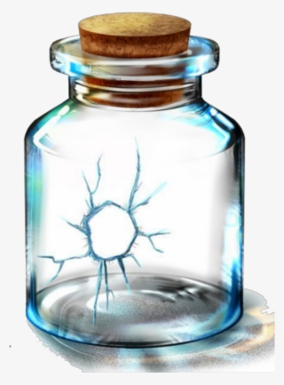 #ftestickers #bottle #glass #broken #hole #transparent - Empty Bottle Anime #9769658