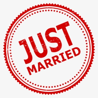 Free Png Just Married Stamp Png Images Transparent - Just Married Sign Png #9769992