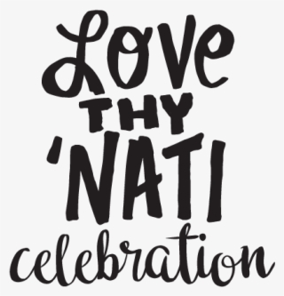 Invitation And Recognition To Love Thy Nati Celebration - Calligraphy #9771312